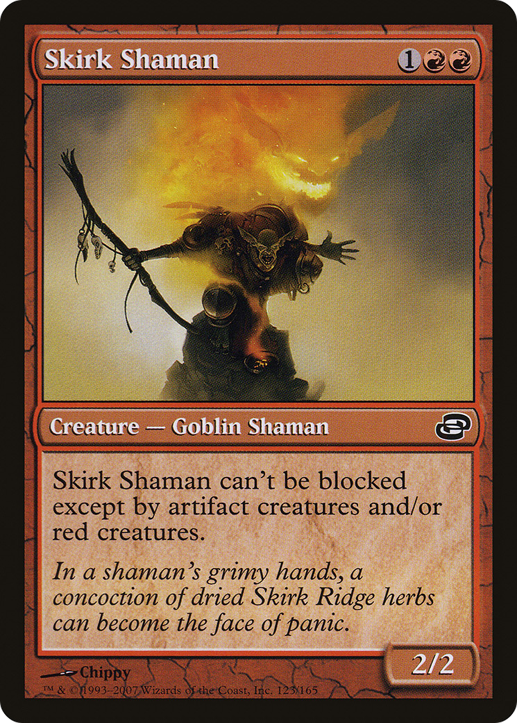 Skirk Shaman (PLC-123) - Planar Chaos: (colorshifted) Foil - Premium MTG Single from Wizards of the Coast - Just $0.25! Shop now at Game Crave Tournament Store