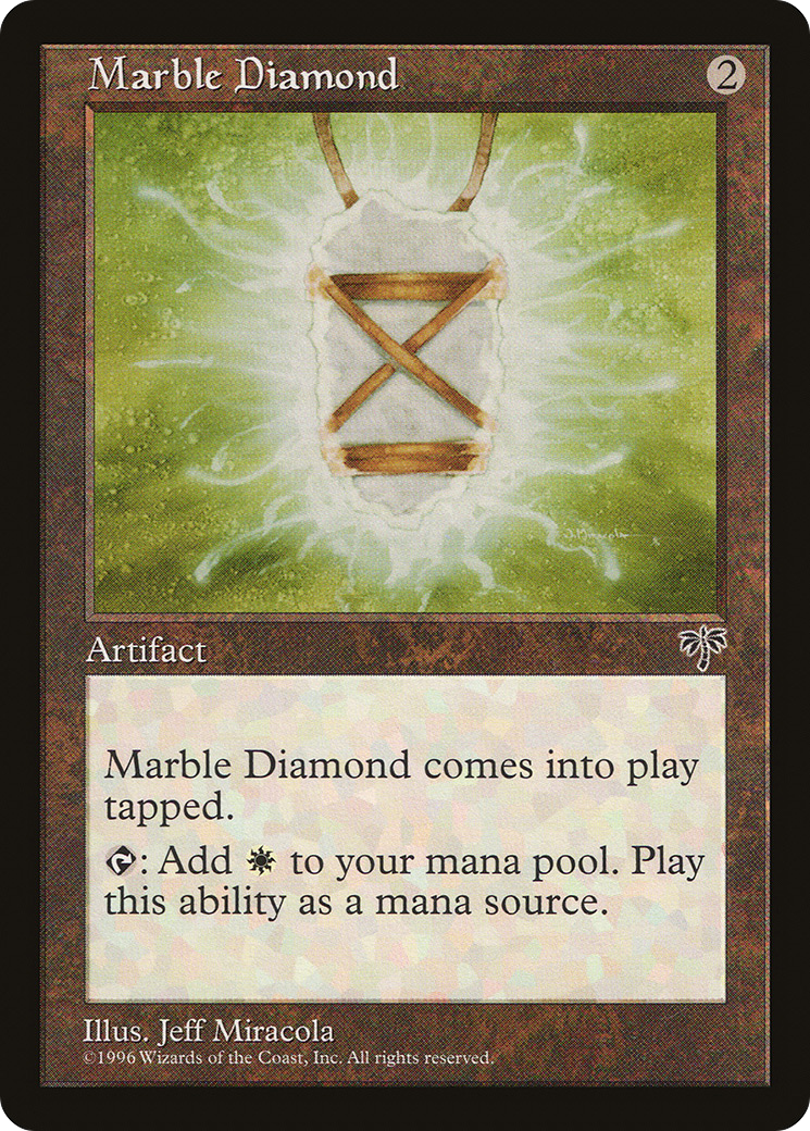 Marble Diamond (MIR-310) - Mirage - Premium MTG Single from Wizards of the Coast - Just $1.28! Shop now at Game Crave Tournament Store