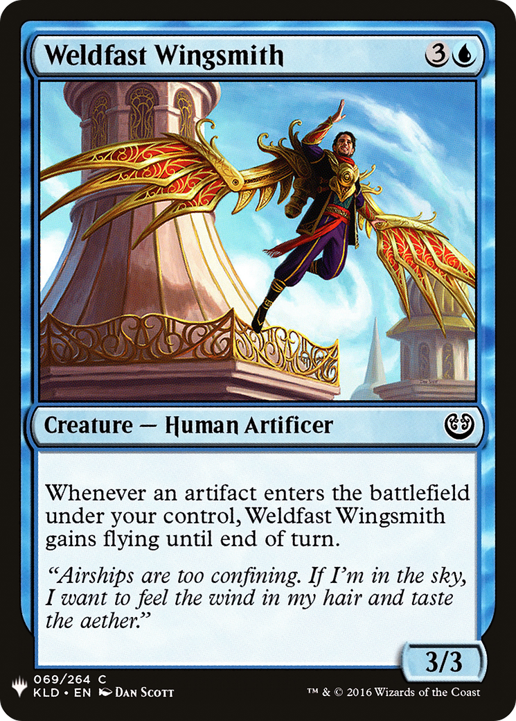 Weldfast Wingsmith (MB1-543) - Mystery Booster - Premium MTG Single from Wizards of the Coast - Just $0.08! Shop now at Game Crave Tournament Store