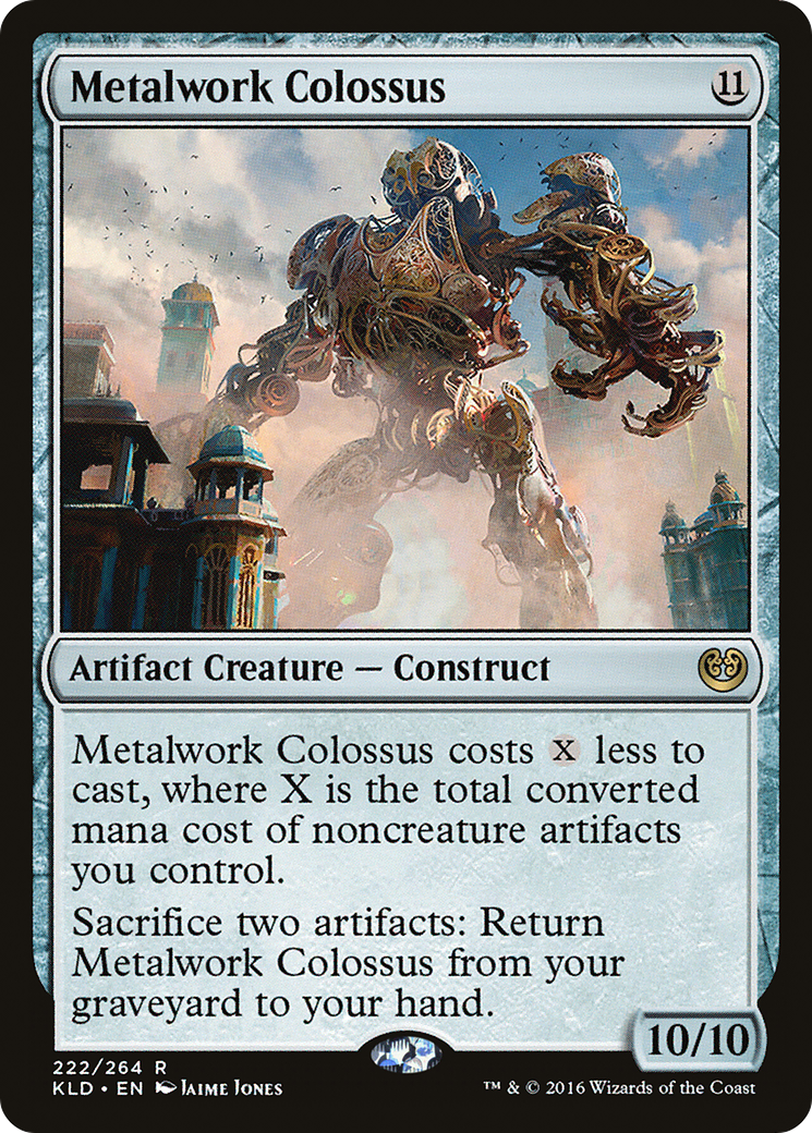Metalwork Colossus (KLD-222) - Kaladesh - Premium MTG Single from Wizards of the Coast - Just $0.13! Shop now at Game Crave Tournament Store