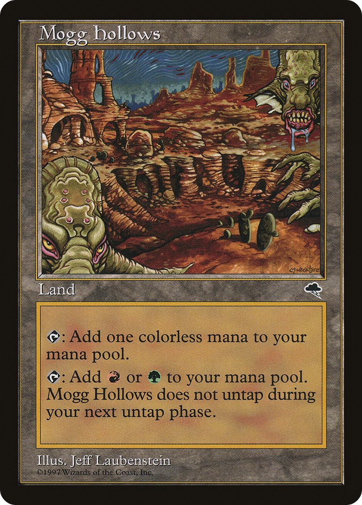 Mogg Hollows (TMP-320) - Tempest - Premium MTG Single from Wizards of the Coast - Just $0.08! Shop now at Game Crave Tournament Store