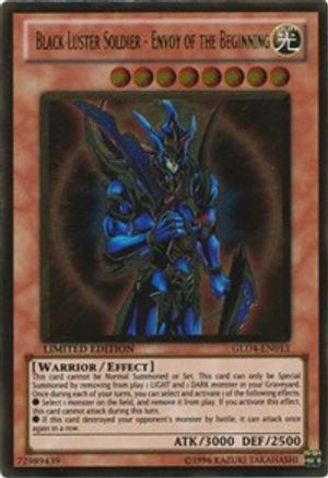Black Luster Soldier - Envoy of the Beginning (GLD4-EN013) - Gold Series 4: Pyramids Edition Limited - Premium Yugioh Single from Konami - Just $6.53! Shop now at Game Crave Tournament Store