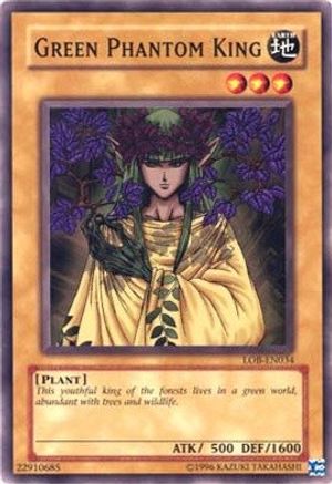 Green Phantom King (LOB-EN034) - Legend of Blue Eyes White Dragon (Worldwide English) Unlimited - Premium Yugioh Single from Konami - Just $0.38! Shop now at Game Crave Tournament Store