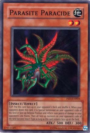 Parasite Paracide (PSV-EN003) - Pharaoh's Servant (Worldwide English) Unlimited - Premium Yugioh Single from Konami - Just $5.59! Shop now at Game Crave Tournament Store