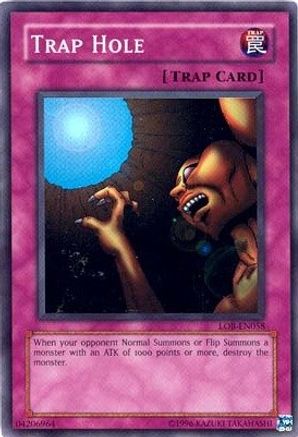 Trap Hole (LOB-EN058) - Legend of Blue Eyes White Dragon (Worldwide English) Unlimited - Premium Yugioh Single from Konami - Just $2.24! Shop now at Game Crave Tournament Store