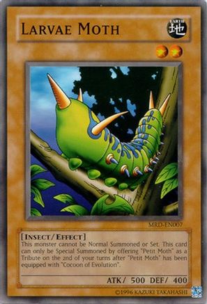 Larvae Moth (MRD-EN007) - Metal Raiders (Worldwide English) Unlimited - Premium Yugioh Single from Konami - Just $0.33! Shop now at Game Crave Tournament Store