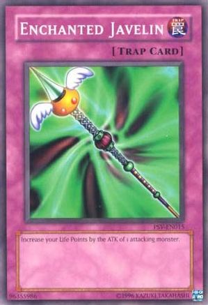 Enchanted Javelin (PSV-EN015) - Pharaoh's Servant (Worldwide English) Unlimited - Premium Yugioh Single from Konami - Just $0.25! Shop now at Game Crave Tournament Store