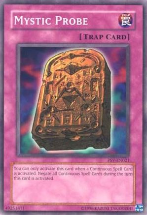 Mystic Probe (PSV-EN021) - Pharaoh's Servant (Worldwide English) Unlimited - Premium Yugioh Single from Konami - Just $0.13! Shop now at Game Crave Tournament Store