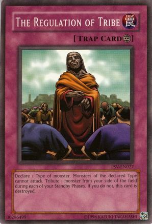 The Regulation of Tribe (PSV-EN027) - Pharaoh's Servant (Worldwide English) Unlimited - Premium Yugioh Single from Konami - Just $0.50! Shop now at Game Crave Tournament Store