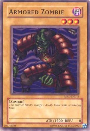 Armored Zombie (MRD-EN013) - Metal Raiders (Worldwide English) Unlimited - Premium Yugioh Single from Konami - Just $0.78! Shop now at Game Crave Tournament Store