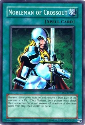 Nobleman of Crossout (PSV-EN034) - Pharaoh's Servant (Worldwide English) Unlimited - Premium Yugioh Single from Konami - Just $12! Shop now at Game Crave Tournament Store
