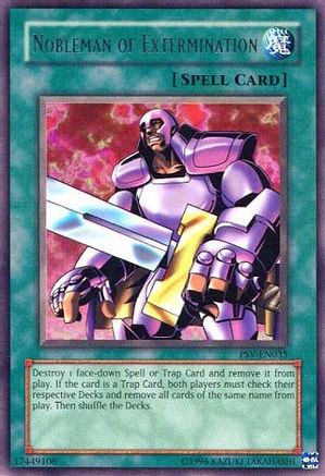 Nobleman of Extermination (PSV-EN035) - Pharaoh's Servant (Worldwide English) Unlimited - Premium Yugioh Single from Konami - Just $0.40! Shop now at Game Crave Tournament Store