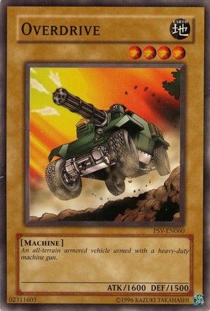 Overdrive (PSV-EN060) - Pharaoh's Servant (Worldwide English) Unlimited - Premium Yugioh Single from Konami - Just $2.80! Shop now at Game Crave Tournament Store