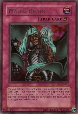 Magic Drain (PSV-EN071) - Pharaoh's Servant (Worldwide English) - Premium Yugioh Single from Konami - Just $0! Shop now at Game Crave Tournament Store