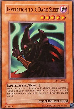 Invitation to a Dark Sleep (PSV-EN082) - Pharaoh's Servant (Worldwide English) Unlimited - Premium Yugioh Single from Konami - Just $0.79! Shop now at Game Crave Tournament Store