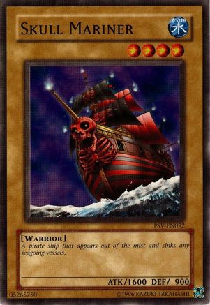 Skull Mariner (PSV-EN092) - Pharaoh's Servant (Worldwide English) - Premium Yugioh Single from Konami - Just $0.40! Shop now at Game Crave Tournament Store