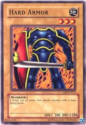 Hard Armor (LOB-EN074) - Legend of Blue Eyes White Dragon (Worldwide English) Unlimited - Premium Yugioh Single from Konami - Just $0.77! Shop now at Game Crave Tournament Store