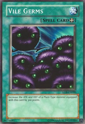 Vile Germs (LOB-EN090) - Legend of Blue Eyes White Dragon (Worldwide English) Unlimited - Premium Yugioh Single from Konami - Just $0.13! Shop now at Game Crave Tournament Store