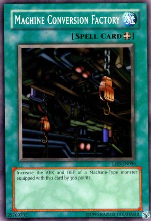 Machine Conversion Factory (LOB-EN096) - Legend of Blue Eyes White Dragon (Worldwide English) Unlimited - Premium Yugioh Single from Konami - Just $0.25! Shop now at Game Crave Tournament Store