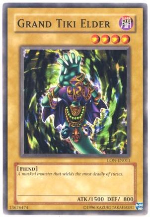 Grand Tiki Elder (LON-EN011) - Labyrinth of Nightmare (Worldwide English) Unlimited - Premium Yugioh Single from Konami - Just $1.43! Shop now at Game Crave Tournament Store
