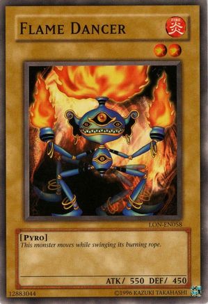 Flame Dancer (LON-EN058) - Labyrinth of Nightmare (Worldwide English) Unlimited - Premium Yugioh Single from Konami - Just $0.38! Shop now at Game Crave Tournament Store