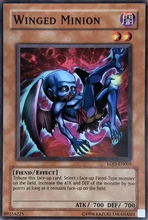 Winged Minion (LOD-EN005) - Legacy of Darkness (Worldwide English) Unlimited - Premium Yugioh Single from Konami - Just $0.78! Shop now at Game Crave Tournament Store