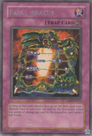Fatal Abacus (LOD-EN011) - Legacy of Darkness (Worldwide English) Unlimited - Premium Yugioh Single from Konami - Just $2.39! Shop now at Game Crave Tournament Store