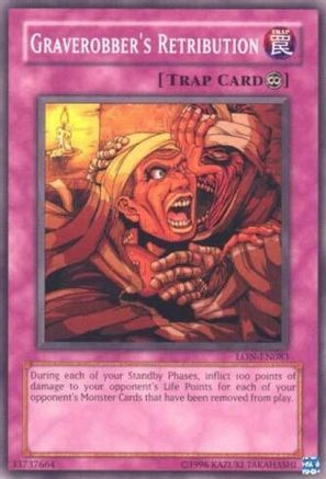 Graverobber's Retribution (LON-EN083) - Labyrinth of Nightmare (Worldwide English) Unlimited - Premium Yugioh Single from Konami - Just $0.08! Shop now at Game Crave Tournament Store