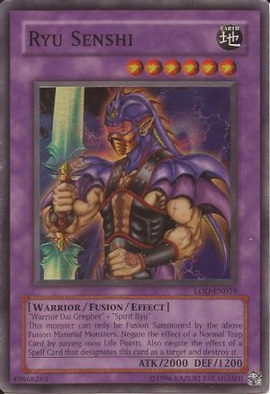 Ryu Senshi (LOD-EN019) - Legacy of Darkness (Worldwide English) Unlimited - Premium Yugioh Single from Konami - Just $2.68! Shop now at Game Crave Tournament Store