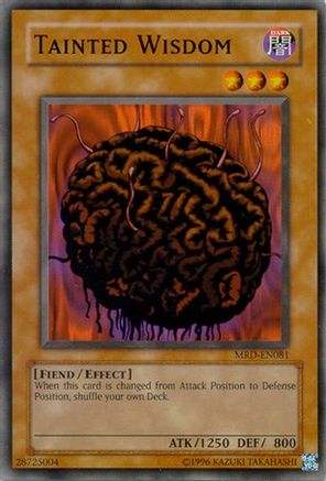 Tainted Wisdom (MRD-EN081) - Metal Raiders (Worldwide English) Unlimited - Premium Yugioh Single from Konami - Just $0.25! Shop now at Game Crave Tournament Store