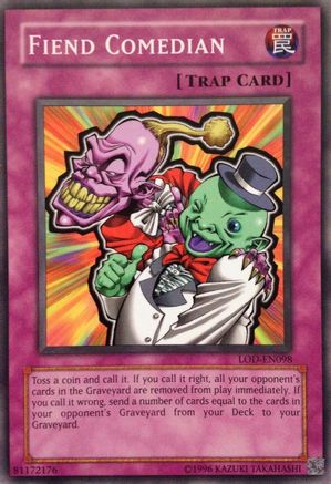 Fiend Comedian (LOD-EN098) - Legacy of Darkness (Worldwide English) Unlimited - Premium Yugioh Single from Konami - Just $6.99! Shop now at Game Crave Tournament Store