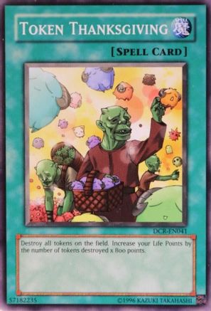 Token Thanksgiving (DCR-EN041) - Dark Crisis (Worldwide English) Unlimited - Premium Yugioh Single from Konami - Just $1.99! Shop now at Game Crave Tournament Store