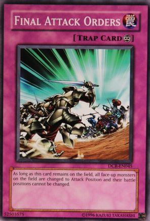 Final Attack Orders (DCR-EN045) - Dark Crisis (Worldwide English) Unlimited - Premium Yugioh Single from Konami - Just $0.25! Shop now at Game Crave Tournament Store