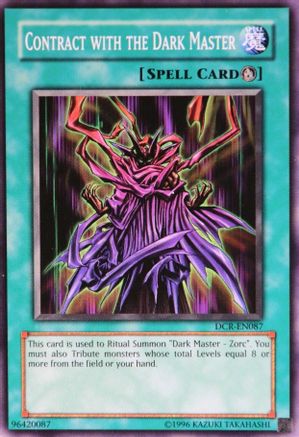 Contract with the Dark Master (DCR-EN087) - Dark Crisis (Worldwide English) Unlimited - Premium Yugioh Single from Konami - Just $1.39! Shop now at Game Crave Tournament Store