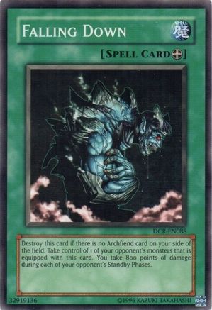Falling Down (DCR-EN088) - Dark Crisis (Worldwide English) Unlimited - Premium Yugioh Single from Konami - Just $0.76! Shop now at Game Crave Tournament Store