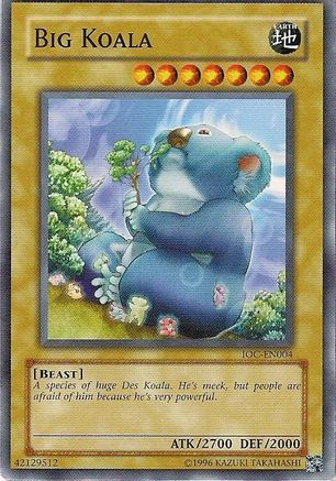 Big Koala (IOC-EN004) - Invasion of Chaos (Worldwide English) Unlimited - Premium Yugioh Single from Konami - Just $0.70! Shop now at Game Crave Tournament Store
