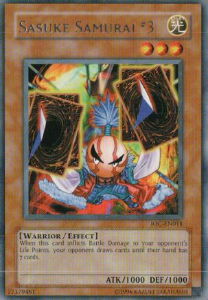 Sasuke Samurai #3 (IOC-EN011) - Invasion of Chaos (Worldwide English) Unlimited - Premium Yugioh Single from Konami - Just $0.79! Shop now at Game Crave Tournament Store