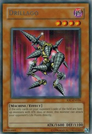 Drillago (IOC-EN026) - Invasion of Chaos (Worldwide English) Unlimited - Premium Yugioh Single from Konami - Just $0.39! Shop now at Game Crave Tournament Store