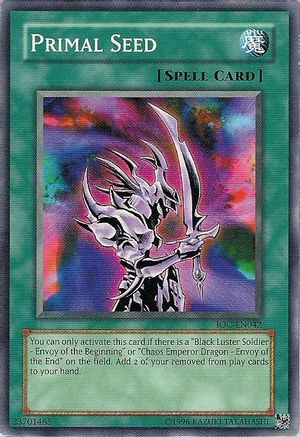 Primal Seed (IOC-EN042) - Invasion of Chaos (Worldwide English) Unlimited - Premium Yugioh Single from Konami - Just $0.40! Shop now at Game Crave Tournament Store