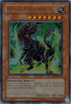 Black Tyranno (IOC-EN075) - Invasion of Chaos (Worldwide English) Unlimited - Premium Yugioh Single from Konami - Just $3.43! Shop now at Game Crave Tournament Store