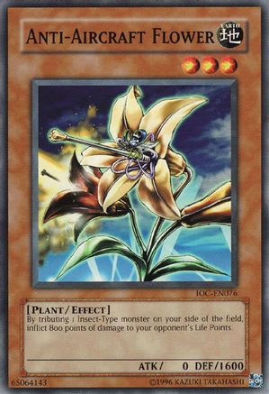 Anti-Aircraft Flower (IOC-EN076) - Invasion of Chaos (Worldwide English) Unlimited - Premium Yugioh Single from Konami - Just $0.25! Shop now at Game Crave Tournament Store