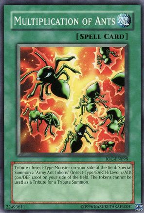 Multiplication of Ants (IOC-EN098) - Invasion of Chaos (Worldwide English) Unlimited - Premium Yugioh Single from Konami - Just $0.60! Shop now at Game Crave Tournament Store