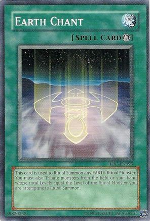 Earth Chant (IOC-EN099) - Invasion of Chaos (Worldwide English) Unlimited - Premium Yugioh Single from Konami - Just $1.29! Shop now at Game Crave Tournament Store