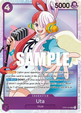 Uta (ST05-004) - Starter Deck 5: Film Edition Foil - Premium One Piece Single from Bandai - Just $4.97! Shop now at Game Crave Tournament Store