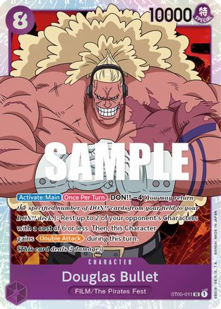Douglas Bullet (ST05-011) - Starter Deck 5: Film Edition Foil - Premium One Piece Single from Bandai - Just $2.31! Shop now at Game Crave Tournament Store
