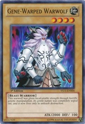 Gene-Warped Warwolf (YS11-EN004) - Starter Deck: Dawn of the Xyz 1st Edition - Premium Yugioh Single from Konami - Just $0.25! Shop now at Game Crave Tournament Store