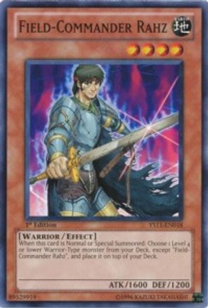 Field-Commander Rahz (YS11-EN018) - Starter Deck: Dawn of the Xyz 1st Edition - Premium Yugioh Single from Konami - Just $0.28! Shop now at Game Crave Tournament Store
