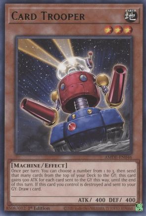 Card Trooper (AMDE-EN046) - Amazing Defenders 1st Edition - Premium Yugioh Single from Konami - Just $0.25! Shop now at Game Crave Tournament Store