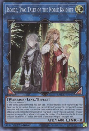 Isolde, Two Tales of the Noble Knights (AMDE-EN052) - Amazing Defenders 1st Edition - Premium Yugioh Single from Konami - Just $0.25! Shop now at Game Crave Tournament Store