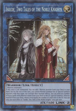 Isolde, Two Tales of the Noble Knights (CR) (AMDE-EN052) - Amazing Defenders 1st Edition - Premium Yugioh Single from Konami - Just $14.23! Shop now at Game Crave Tournament Store